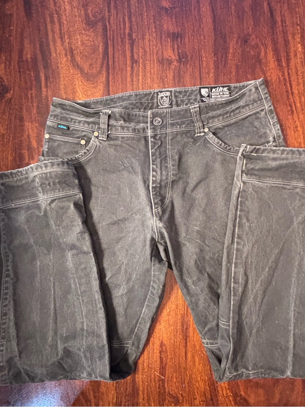 Kuhl Revolvr Vintage Patinadye Pants Mens 34x30 Gray Outdoors Hiking